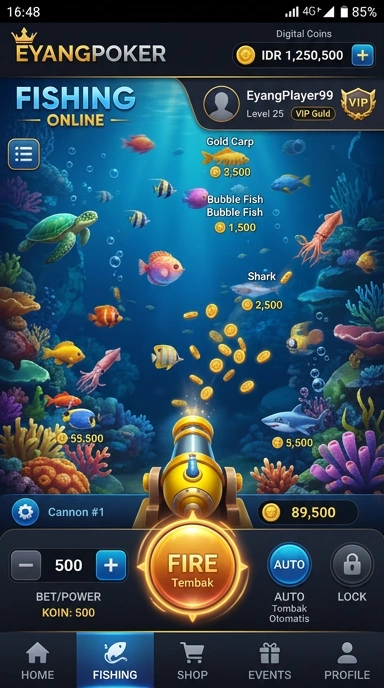 eyangpoker — layar beranda
